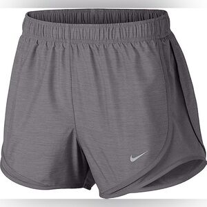 Nike Women’s Dri-Fit Tempo Running Gray Athletic‎ Shorts Lightweight Performance
